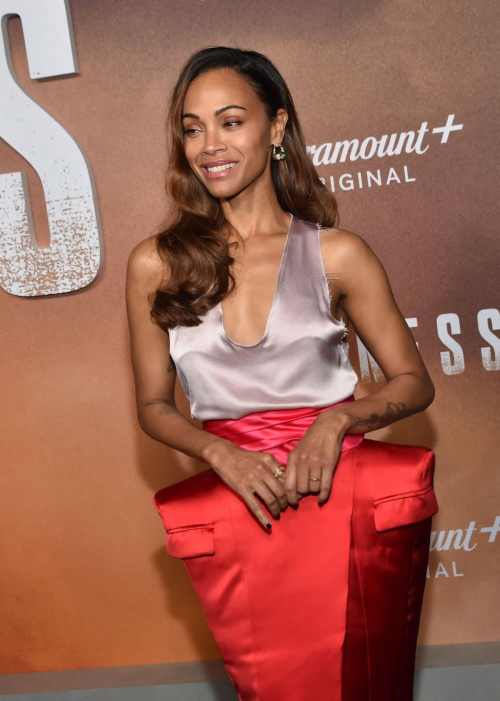 Zoe Saldana at Lioness Season 2 Premiere in Los Angeles, October 2024 4