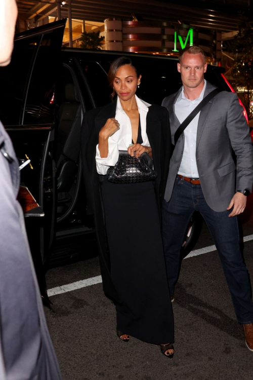 Zoe Saldana at Robin Williams Theater for Emilia Perez October 2024