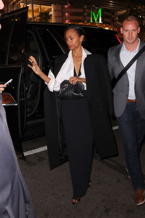 Zoe Saldana at Robin Williams Theater for Emilia Perez October 2024 2