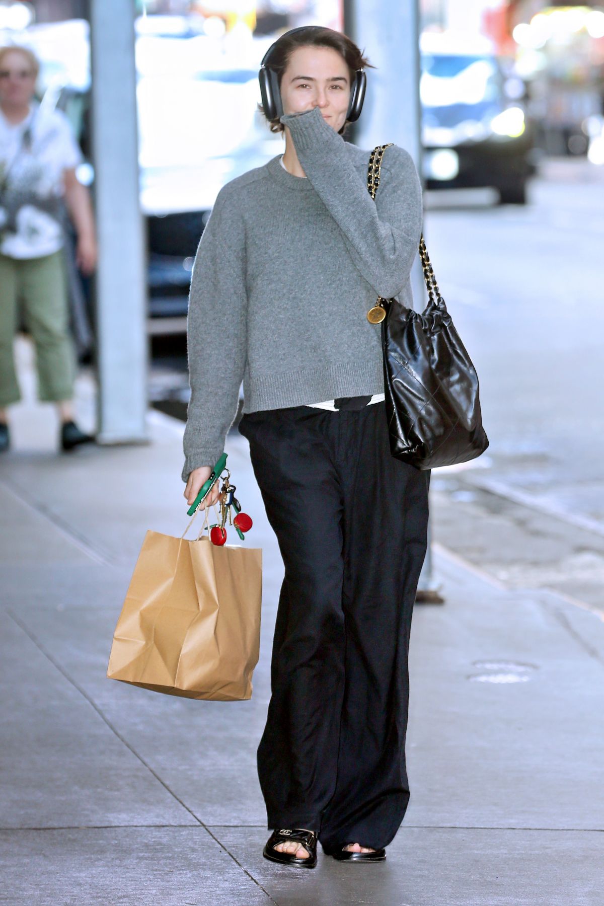 Zoey Deutch at Matinee Performance of Our Town in New York, October 2024