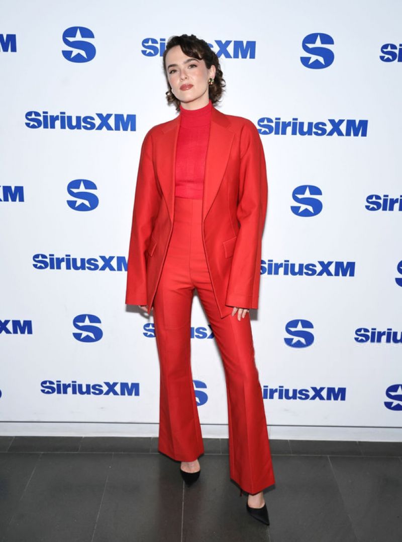 Zoey Deutch at SiriusXM Studios in New York, October 2024