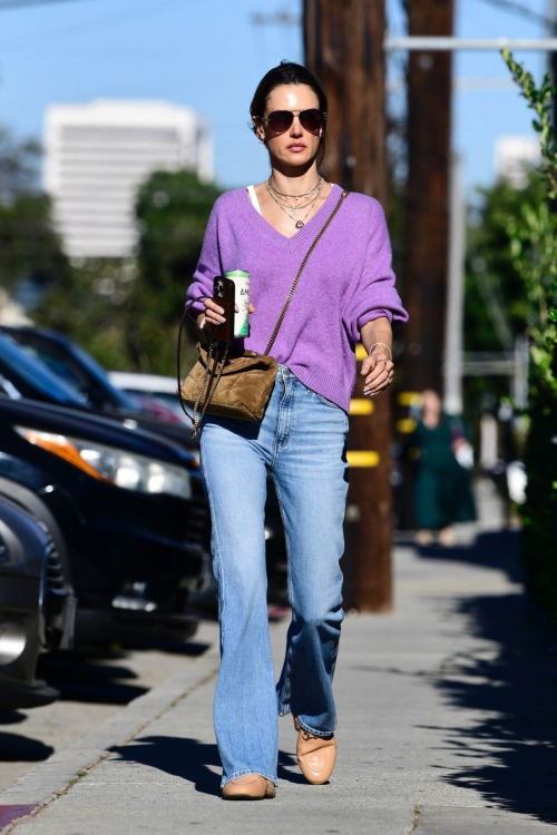 Alessandra Ambrosio Arrives at a School Event in Los Angeles, November 2024