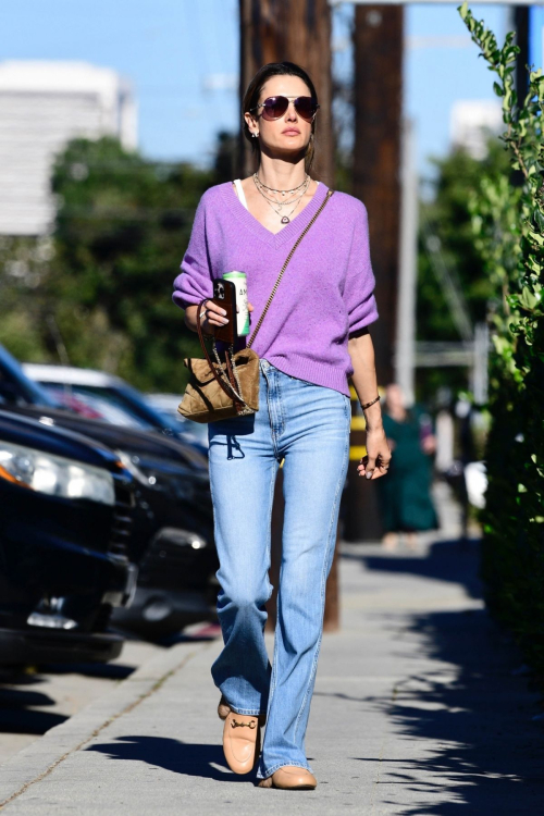 Alessandra Ambrosio Arrives at a School Event in Los Angeles, November 2024 4