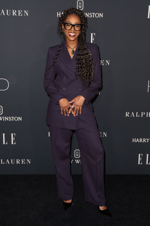 Alyah Chanelle Scott at Elle Women in Hollywood Gala in Beverly Hills, November 2024