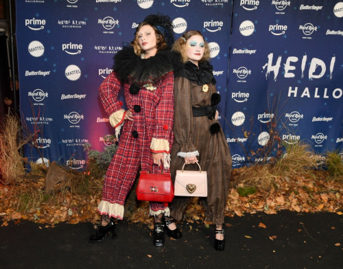 Alyson and AJ Michalka at Heidi Klum’s Halloween Party, October 2024 4