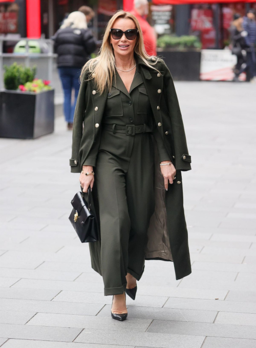 Amanda Holden Leaves Heart Radio in London, November 2024