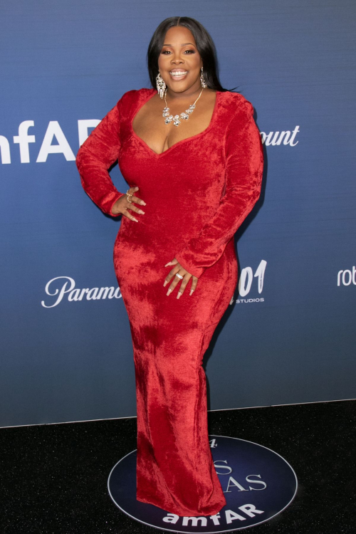 Amber Riley at amfAR Las Vegas Gala at Wynn Resort, November 2024 5