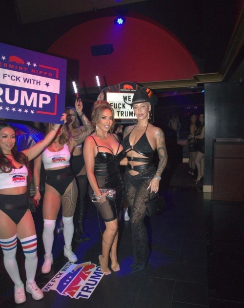 Amber Rose at Trump Event at Peppermint Hippo, Las Vegas November 2024 3