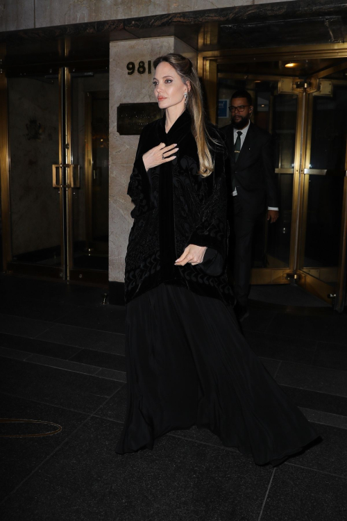 Angelina Jolie Out for Dinner in New York City, November 2024 2