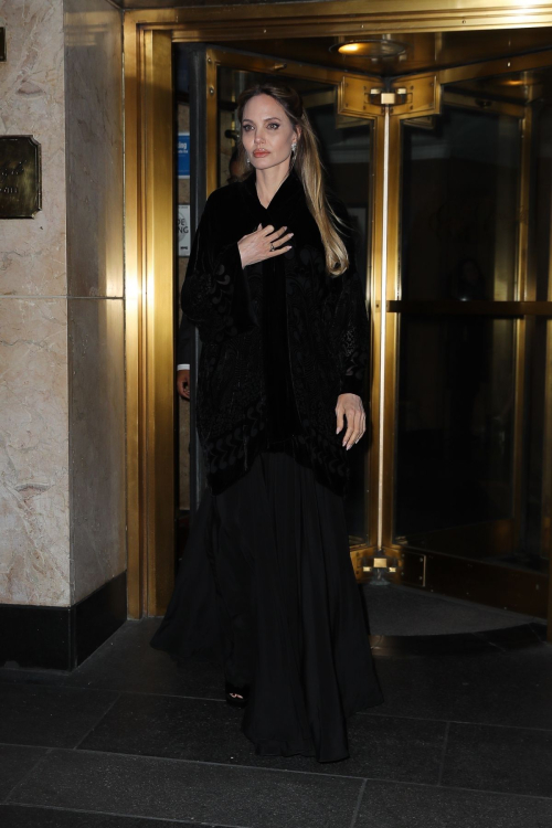 Angelina Jolie Out for Dinner in New York City, November 2024 3