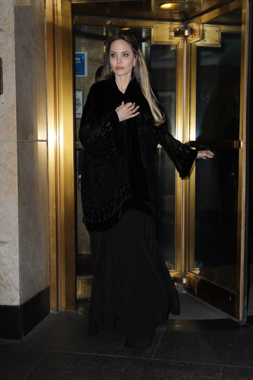 Angelina Jolie Out for Dinner in New York City, November 2024 5