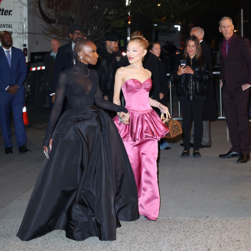 Ariana Grande and Cynthia Erivo Arrive at Wicked Premiere, November 2024 5