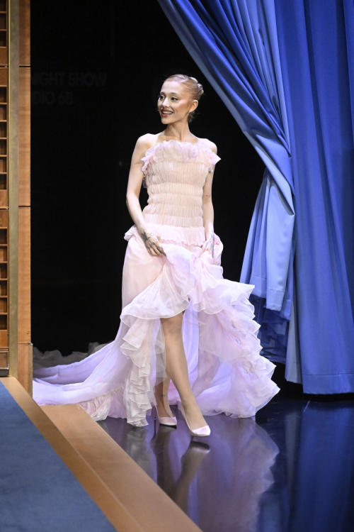 Ariana Grande at Tonight Show Starring Jimmy Fallon, November 2024