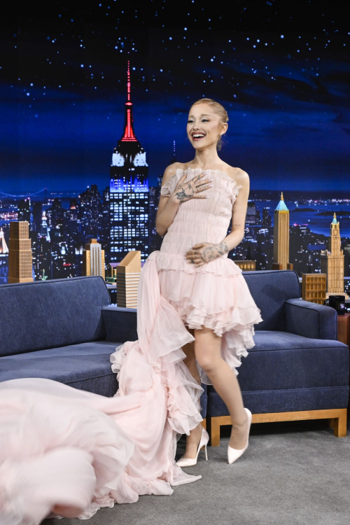 Ariana Grande at Tonight Show Starring Jimmy Fallon, November 2024 1