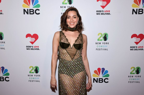 Aubrey Plaza at Dead Funny Tribute Joan Rivers NYC, November 2024 1