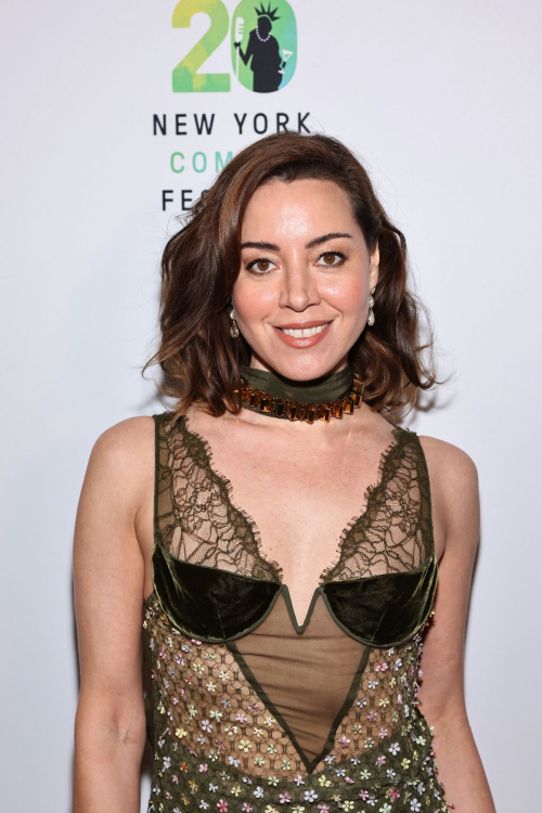 Aubrey Plaza at Dead Funny Tribute Joan Rivers NYC, November 2024 2