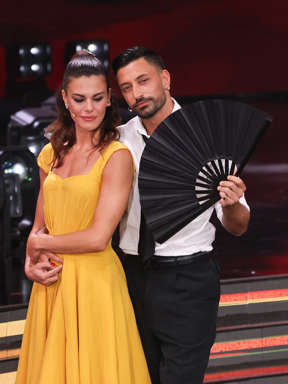 Bianca Guaccero at Dancing with the Stars Rome, November 2024