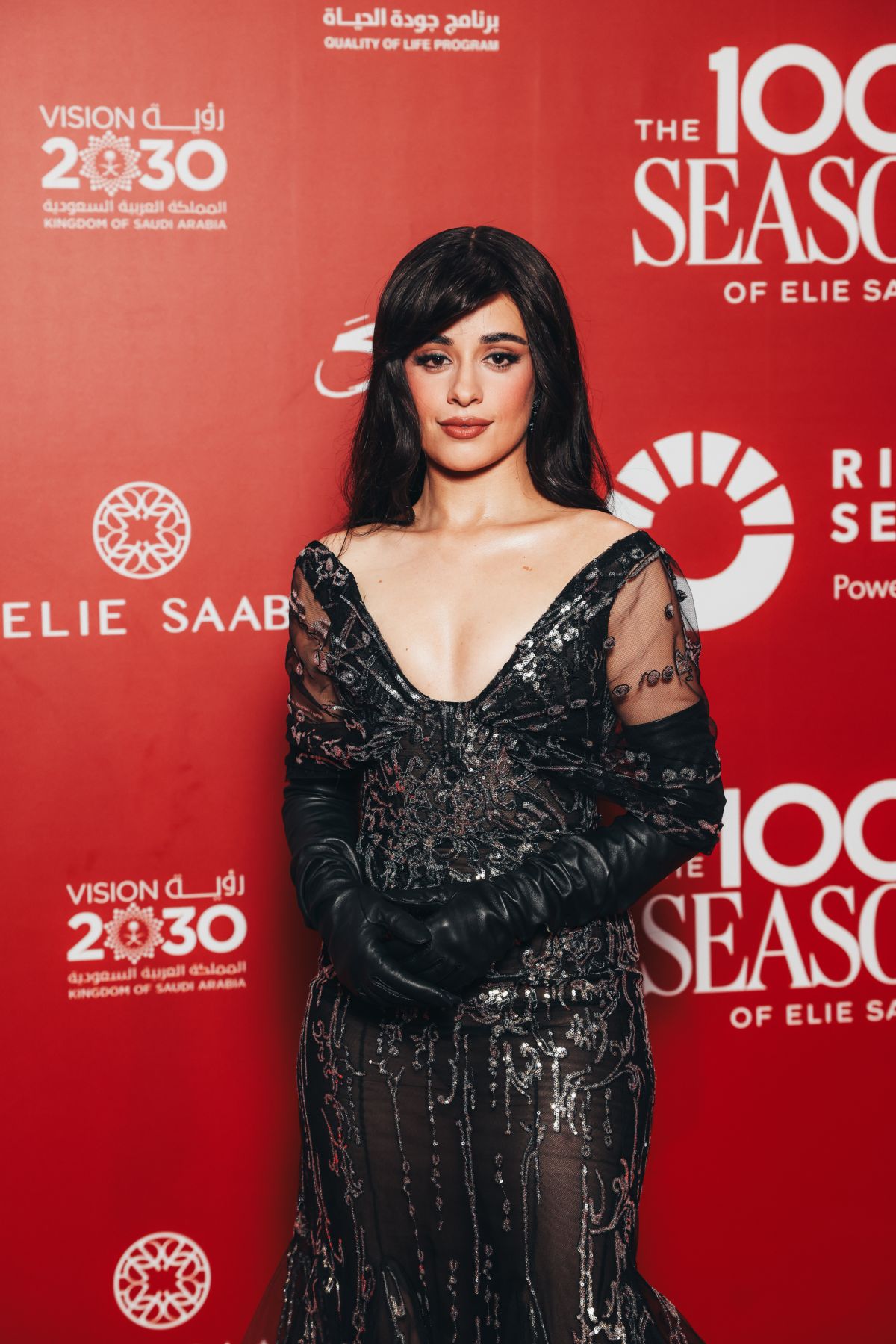 Camila Cabello at Elie Saab Anniversary Fashion Show 1001 Seasons of Elie Saab in Riyadh, November 2024