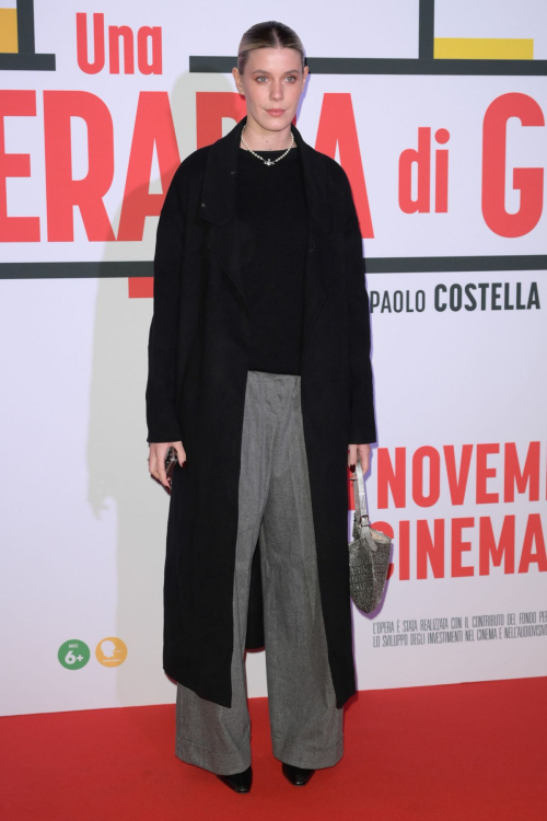 Caterina De Angelis at A Group Therapy Premiere in Rome, November 2024