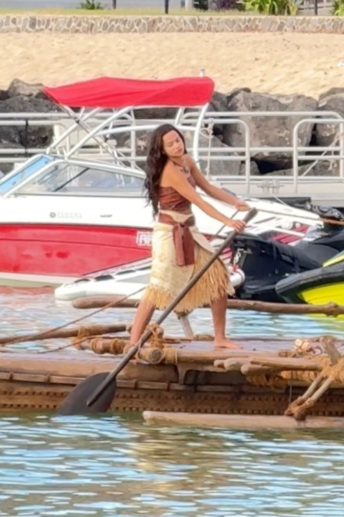 Catherine Lagaaia Films Iconic Scene for Disney Live-Action Moana, November 2024 5