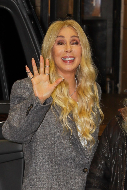 Cher Arrives Back at Her Hotel in New York, November 2024 4