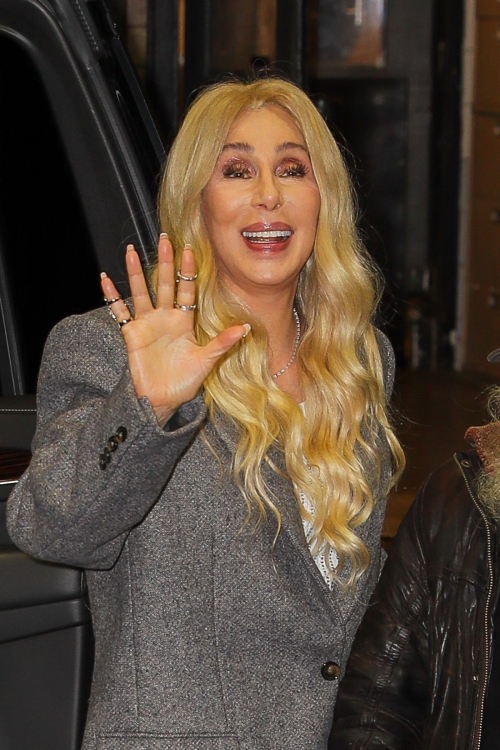 Cher Arrives Back at Her Hotel in New York, November 2024 5