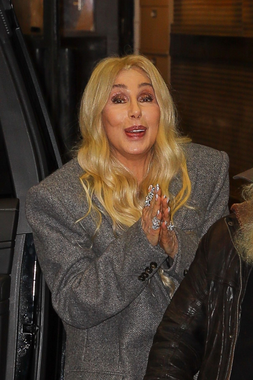 Cher Arrives Back at Her Hotel in New York, November 2024 6