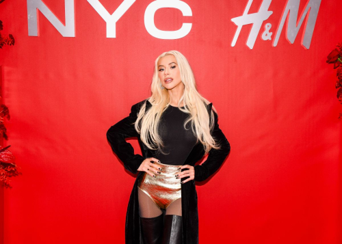 Christina Aguilera at HM Times Square Flagship Celebration, November 2024 2