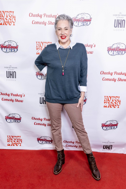 Christine Fekete at 2024 Veteran's Day Comedy Show, November 2024