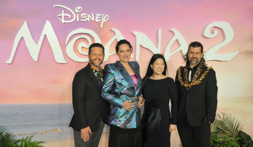 Dana Ledoux Miller and Christina Chen at Moana 2 UK Premiere in London, November 2024 1