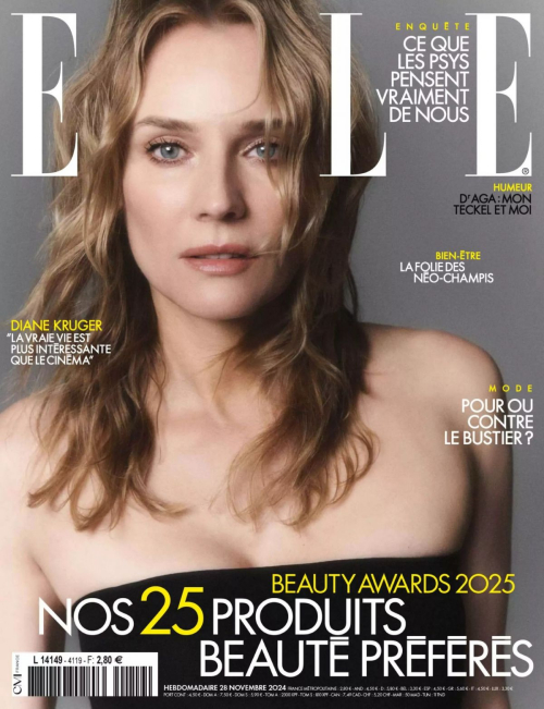 Diane Kruger in Elle Magazine France, November 2024