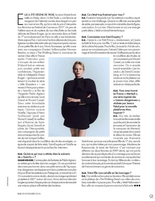 Diane Kruger in Elle Magazine France, November 2024 4