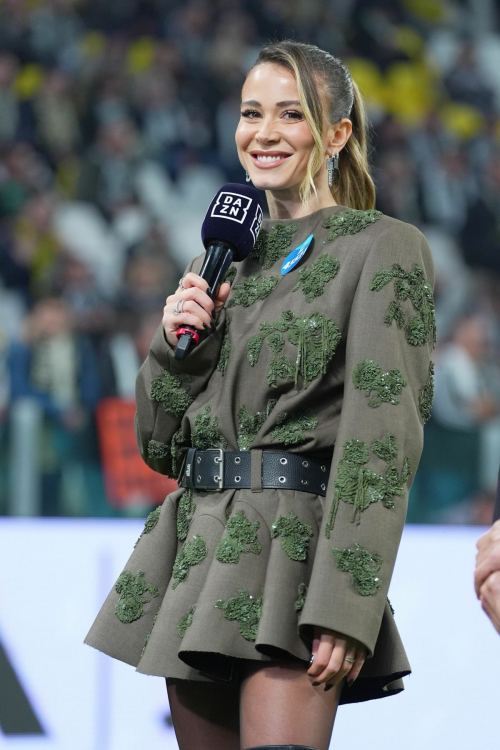 Diletta Leotta at Juventus vs Torino Soccer Match, November 2024 1