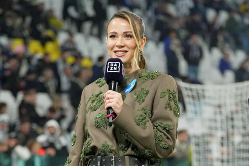 Diletta Leotta at Juventus vs Torino Soccer Match, November 2024 4