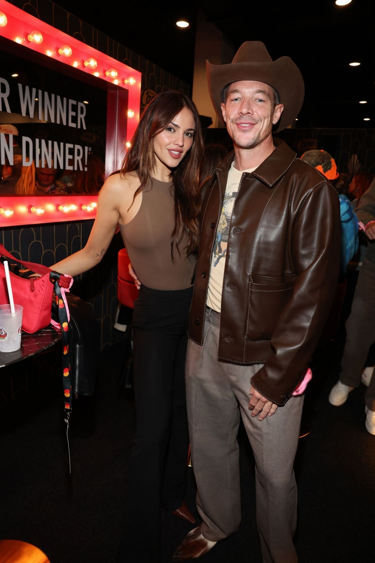 Eiza Gonzalez at Raising Cane