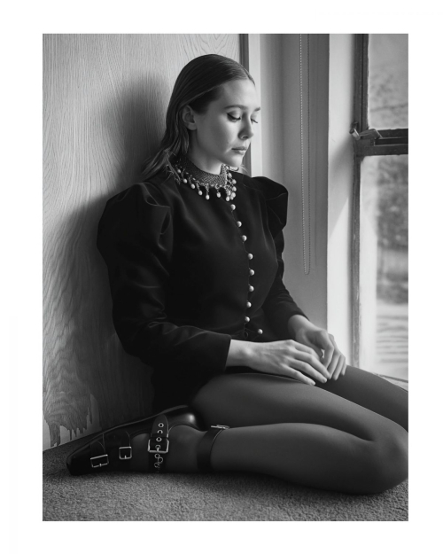 Elizabeth Olsen Interview Magazine BTS, November 2024 9