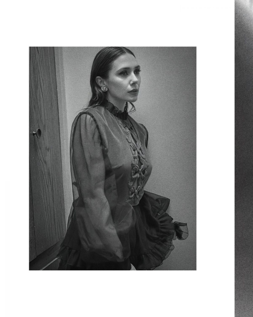 Elizabeth Olsen Interview Magazine BTS, November 2024 5