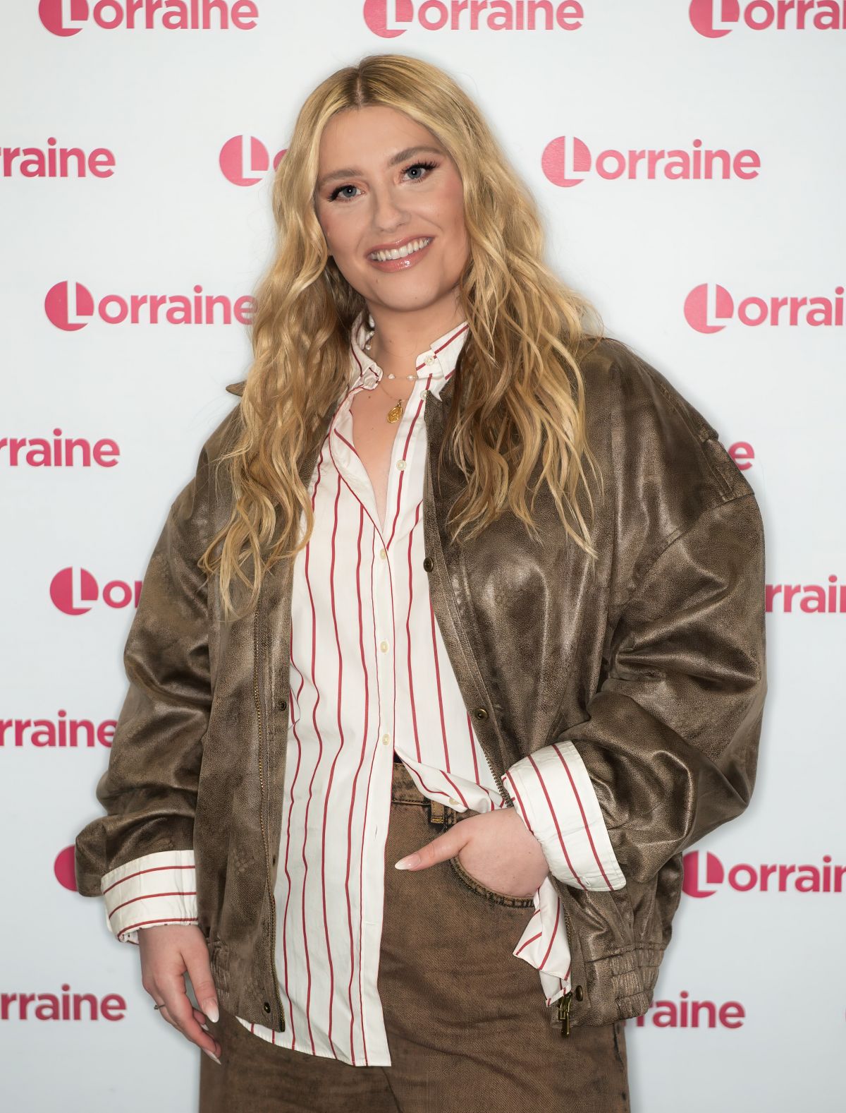 Ella Henderson at Lorraine TV Show in London, November 2024