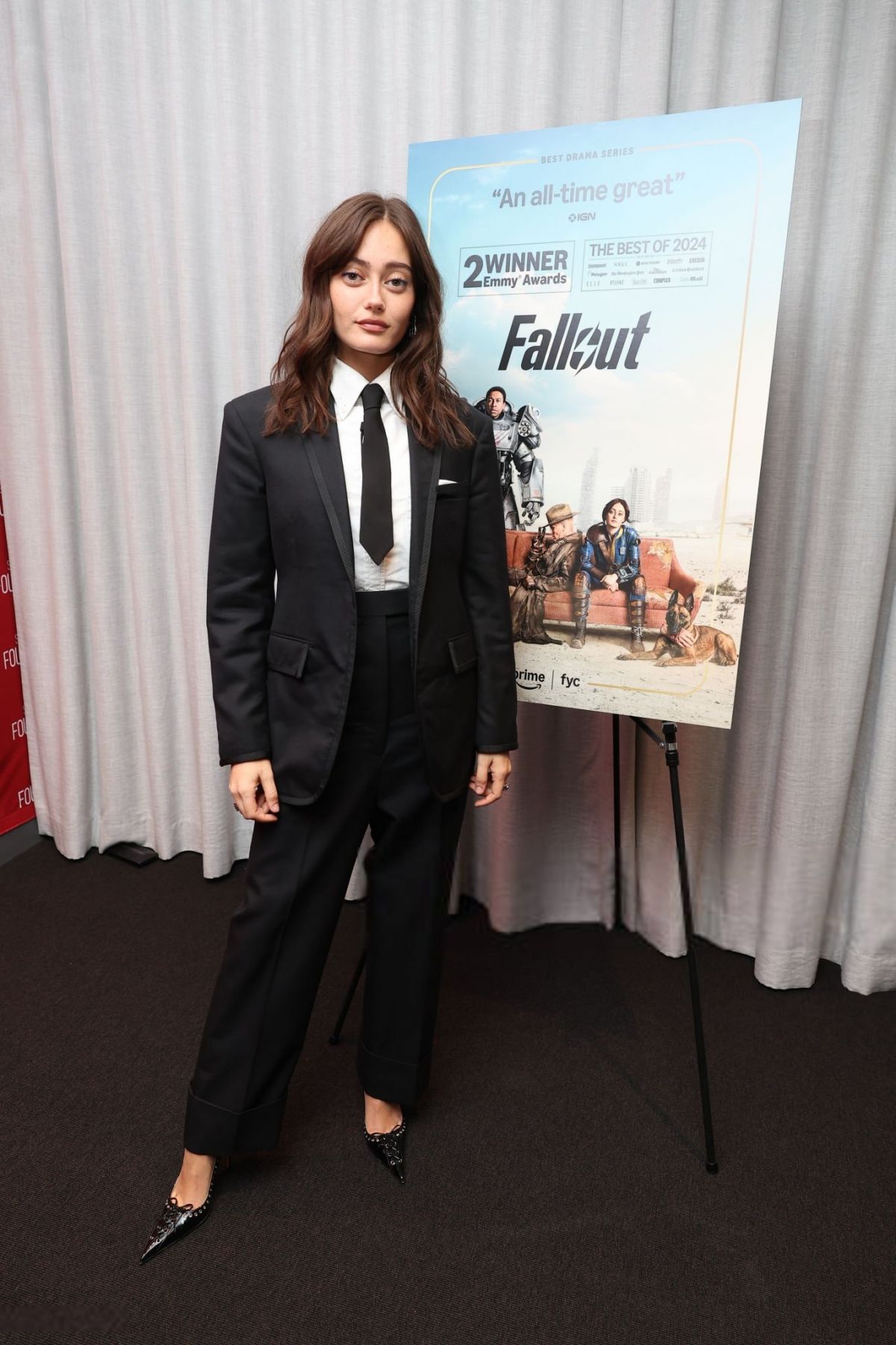 Ella Purnell at Fallout SAG Nominating Event in Los Angeles, November 2024