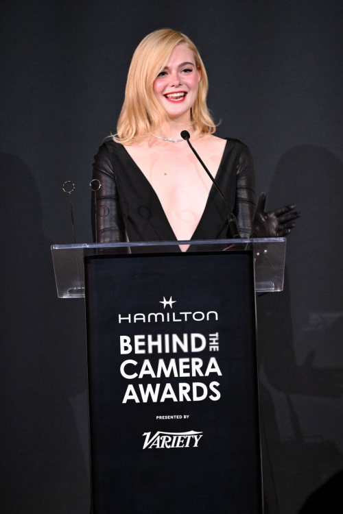 Elle Fanning at Hamilton Behind the Camera Awards in Los Angeles, November 2024 1