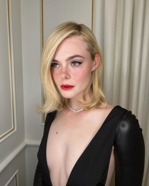 Elle Fanning at Hamilton Behind the Camera Awards Photoshoot, November 2024