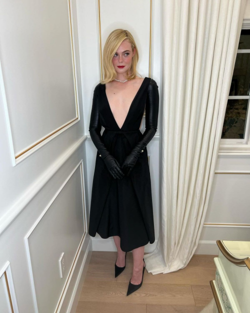 Elle Fanning at Hamilton Behind the Camera Awards Photoshoot, November 2024 2