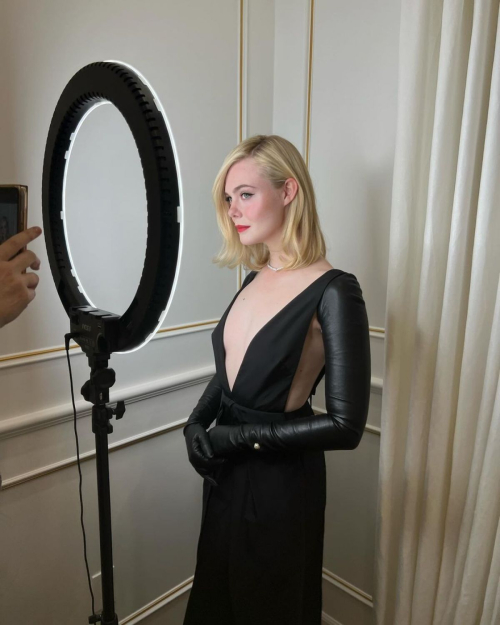 Elle Fanning at Hamilton Behind the Camera Awards Photoshoot, November 2024 5