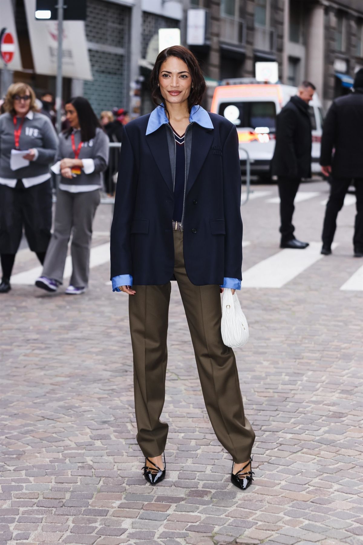 Elodie di Patrizi at Vanity Fair Stories Event in Milan, November 2024