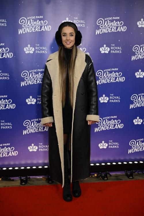 Emily Andre at Hyde Park Winter Wonderland Preview in London, November 2024 2