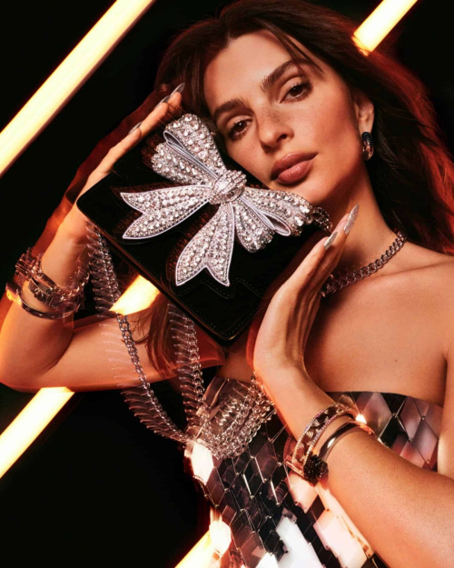 Emily Ratajkowski for Kurt Geiger Holiday Campaign, November 2024 4