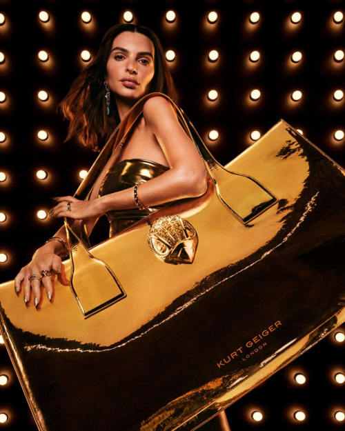 Emily Ratajkowski for Kurt Geiger Holiday Campaign, November 2024 5