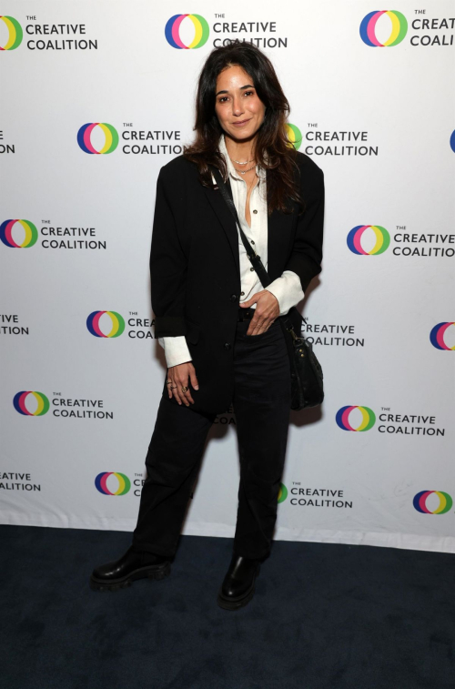 Emmanuelle Chriqui at Creative Coalition Election Night Event, November 2024