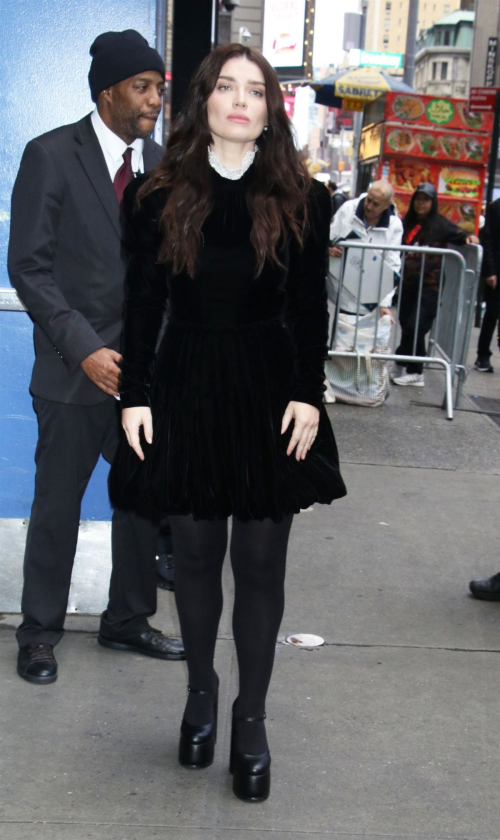 Eve Hewson Arrives at Good Morning America in New York, November 2024 5