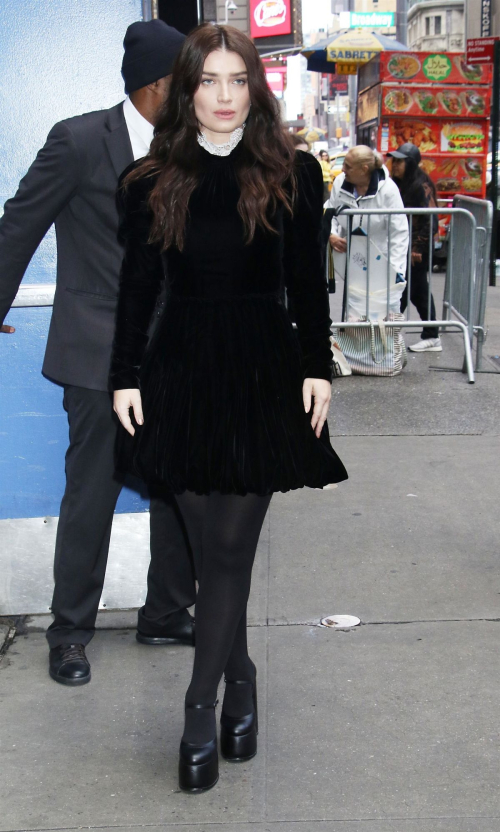 Eve Hewson Arrives at Good Morning America in New York, November 2024 6